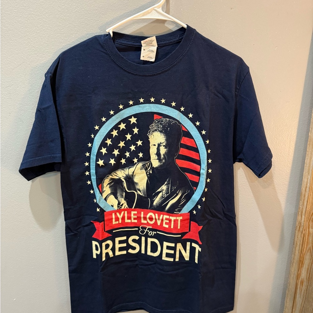 Lyle Lovett for President Fruit of the Loom Tee